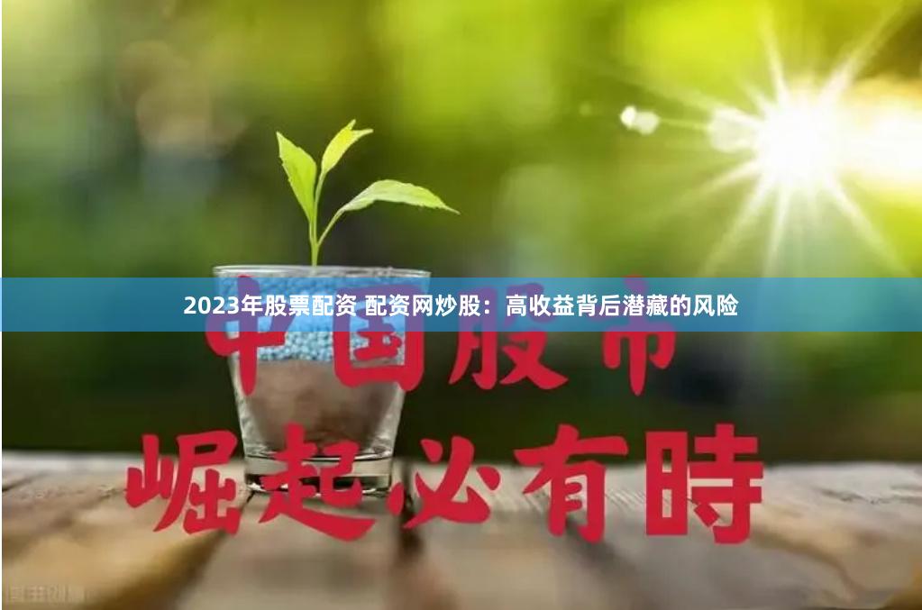 2023年股票配资 配资网炒股：高收益背后潜藏的风险