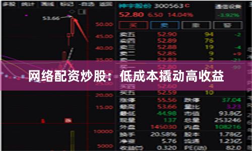 网络配资炒股:低成本撬动高收益